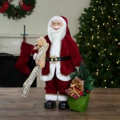 Northlight 2' Standing Santa Christmas Figure With Presents And A Naughty Or Nice List -Northlight Shop northlight sa91112 styled 47401.1665610747