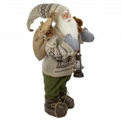 Northlight 2' Standing Santa Christmas Figure With A Plush Bear And Lantern 8 Northlight 2' Standing Santa Christmas Figure With A Plush Bear And Lantern -Northlight Shop northlight sa91113 1 40541.1611374293