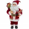 Northlight 2' Standing Curly Beard Santa Christmas Figure With Presents