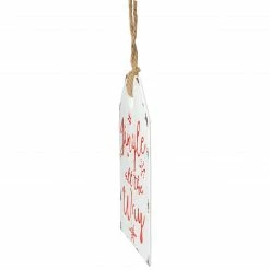 Northlight 12" White And Red Metal Distressed "Jingle All The Way" Christmas Wall Decor -Northlight Shop northlight sb87836 3 sample 21291.1611720266