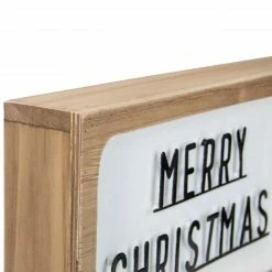 Northlight 13" White And Brown "Merry Christmas" 3D Wooden Christmas Wall Or Tabletop Decor -Northlight Shop northlight sb87841 4 sample 29911.1602684726