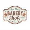 Northlight 18" Mrs. Claus' Bakery Shop Metal Christmas Wall Sign