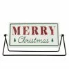 Northlight 10.25" Merry Christmas/Holiday Market Reversible Tabletop Sign