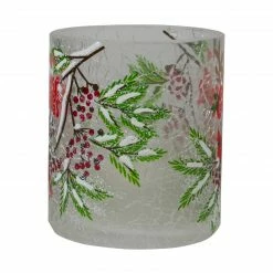 Northlight 2.75-Inch Cardinal And Pine Hand Painted Flameless Christmas Candle Holder -Northlight Shop northlight se90033 1 91409.1605147742