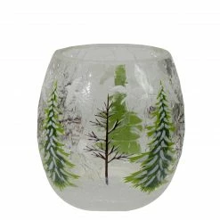 Northlight 3" Hand Painted Christmas Pine Trees Flameless Glass Christmas Candle Holder 8 Northlight 3" Hand Painted Christmas Pine Trees Flameless Glass Christmas Candle Holder -Northlight Shop northlight se90035 3 44701.1665611630