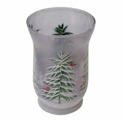 Northlight 8" Hand-Painted Pine And Birds Flameless Glass Christmas Candle Holder 7 Northlight 8" Hand-Painted Pine And Birds Flameless Glass Christmas Candle Holder -Northlight Shop northlight se91540 1 82612.1605147745