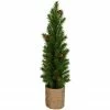 Northlight 16.5" Mini Artificial Christmas Tree With Pinecones - Unlit