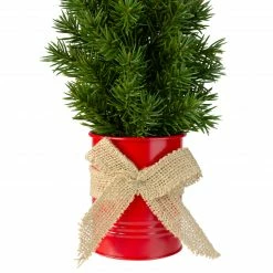 Northlight 17" Mini Tabletop Christmas Tree With Red Metal Pot - Unlit -Northlight Shop northlight sf89158 2 sample 32949.1665611933