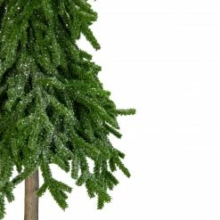 Northlight 25.5-Inch Downswept Iced Artificial Christmas Tree Wood Base - Unlit -Northlight Shop northlight sf89167 2 sample 24971.1601602360