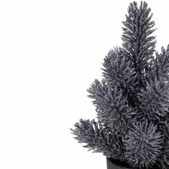 Northlight 8.5" Gray Potted Glittered Artificial Mini Pine Christmas Tree - Unlit -Northlight Shop northlight sf89178 2 sample 76159.1665610749