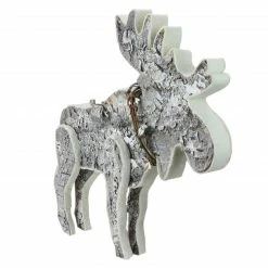 Northlight 16" Gray Natural Wood Standing Christmas Moose Table Top Figure -Northlight Shop northlight sh14609 1 88276.1587644187