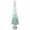 Northlight 23" Blue Snowflake Cutout Christmas Tree With A Star Table Top Decor
