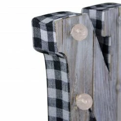 Northlight 17" Lighted 3D Wooden "NOEL" Christmas Table Top Decor -Northlight Shop northlight sh89606 noel 2 33189.1619890807