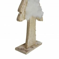 Northlight 14.5" Brown And White Wooden Tree Christmas Tabletop Decor -Northlight Shop northlight sh89632 3 41721.1619890801
