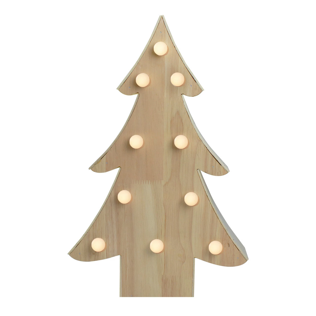 Northlight 15" Lighted 3D Wooden Christmas Tree Tabletop Decor 1 Northlight 15" Lighted 3D Wooden Christmas Tree Tabletop Decor