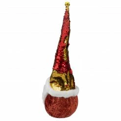 Northlight 20" Gold Sequin Santa With A Pointed Winter Hat Christmas Tabletop Decor -Northlight Shop northlight sh89656 4 updated 52145.1618414095