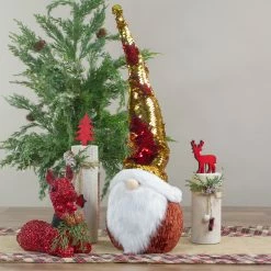 Northlight 20" Gold Sequin Santa With A Pointed Winter Hat Christmas Tabletop Decor -Northlight Shop northlight sh89656 5 26754.1618414094