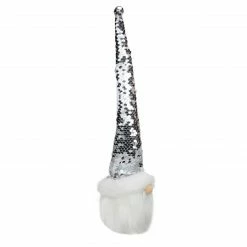 Northlight 13" Silver Sequin Santa With A Pointed Winter Hat Christmas Decor -Northlight Shop northlight sh89657 3 sample 19273.1664990625