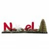 Northlight 14" Red Noel Winter Scene With Snowflake Christmas Sign