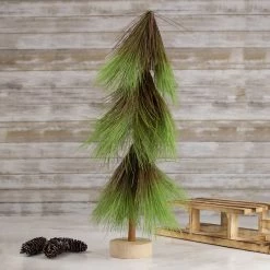 Northlight 20.5" Green And Brown Pine Needle Tree Christmas Decoration -Northlight Shop northlight sh93295 style 22588.1652460134