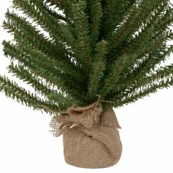 Northlight 18" Traditional Scottsdale Mini Pine Artificial Christmas Tree With Burlap, Unlit -Northlight Shop northlight sm92960 3 84857.1663087525