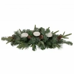 Northlight 32" Artificial Mixed Pine And Pine Cones Christmas Candle Holder Centerpiece -Northlight Shop northlight sm93378 1 29286.1653670967