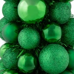 Northlight 15.75" Green 3-Finish Shatterproof Ball Christmas Tree With Tinsel -Northlight Shop northlight sm93797 4 31326.1666337510