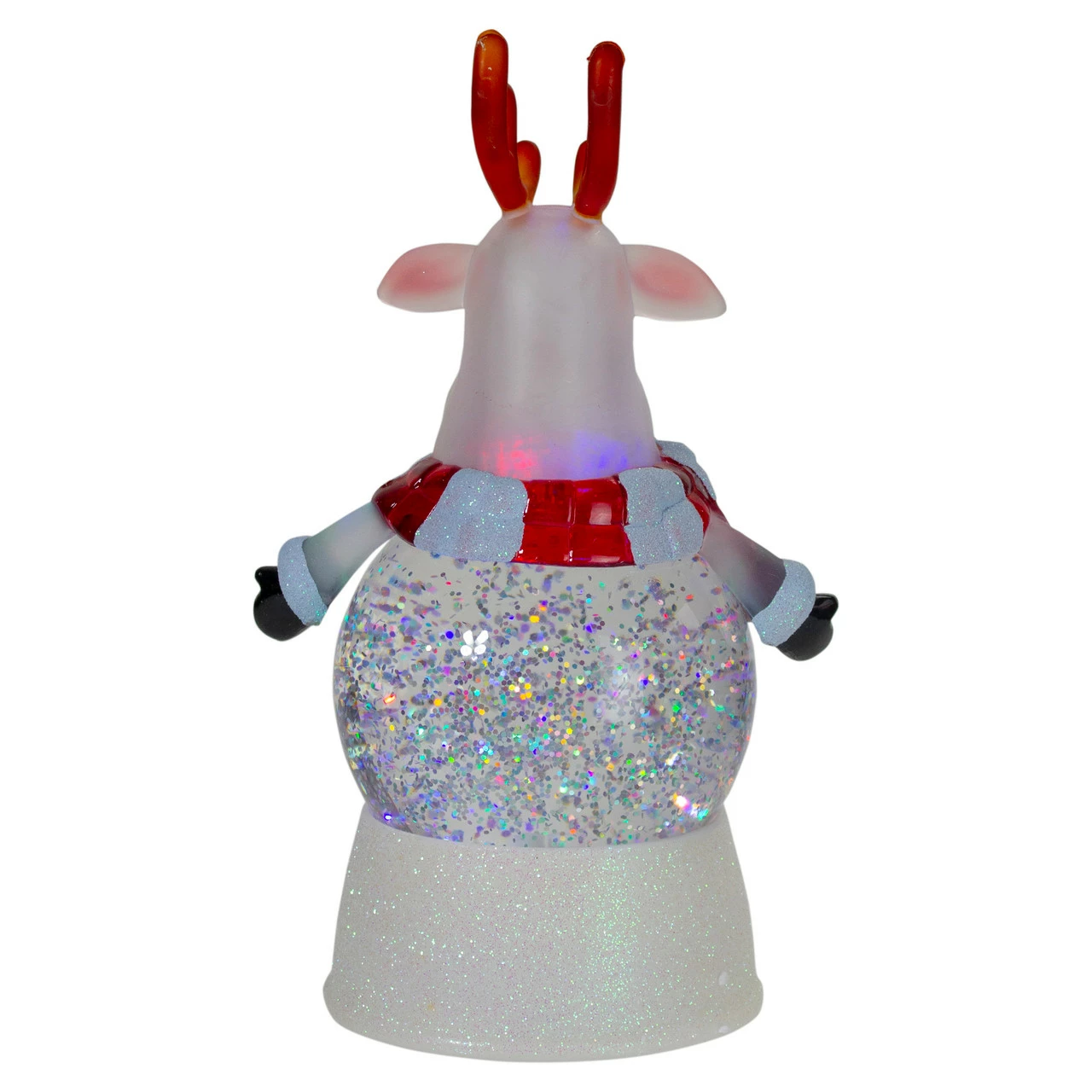 Northlight 8" LED Lighted Color Changing Reindeer Christmas Snow Globe 5 Northlight 8" LED Lighted Color Changing Reindeer Christmas Snow Globe - Image 5