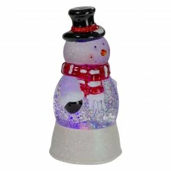 Northlight 7.5" LED Lighted Color Changing Snowman Christmas Snow Globe -Northlight Shop northlight sr91089 snowman 1 09108.1618414097