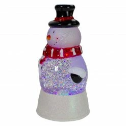 Northlight 7.5" LED Lighted Color Changing Snowman Christmas Snow Globe -Northlight Shop northlight sr91089 snowman 3 03279.1606358257