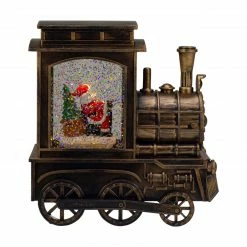 Northlight 6.75" Lighted Black Train Christmas Snow Globe With Santa -Northlight Shop northlight sr91095 2 39030.1665433302