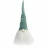Northlight 15" Green And White Gnome Head Christmas Tabletop Decor