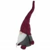 Northlight 18" Pink And Gray Standing Gnome Christmas Tabletop Decoration