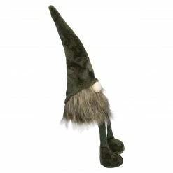 Northlight 20" Green Sitting Christmas Gnome With Knitted Dangling Legs -Northlight Shop northlight su88420 3 sample 43785.1602207596