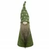 Northlight 9" Green And White Cone Gnome Christmas Tabletop Decor