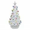 Northlight 14.5" LED Lighted Retro Table Top Christmas Tree With Star Topper