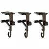 Northlight Set Of 3 Brown Mantle Hangers For Garland And Stockings - 6.5"