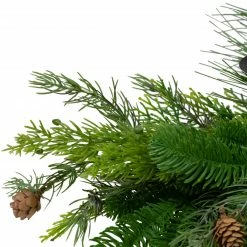 Northlight 32" Brown And Green Artificial Pine Cone And Pine Needle Christmas Candle Holder -Northlight Shop northlight vm89247 3 45732.1605925980