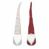 Northlight Set Of 2 Red And Ivory Happy Christmas Gnomes 18"