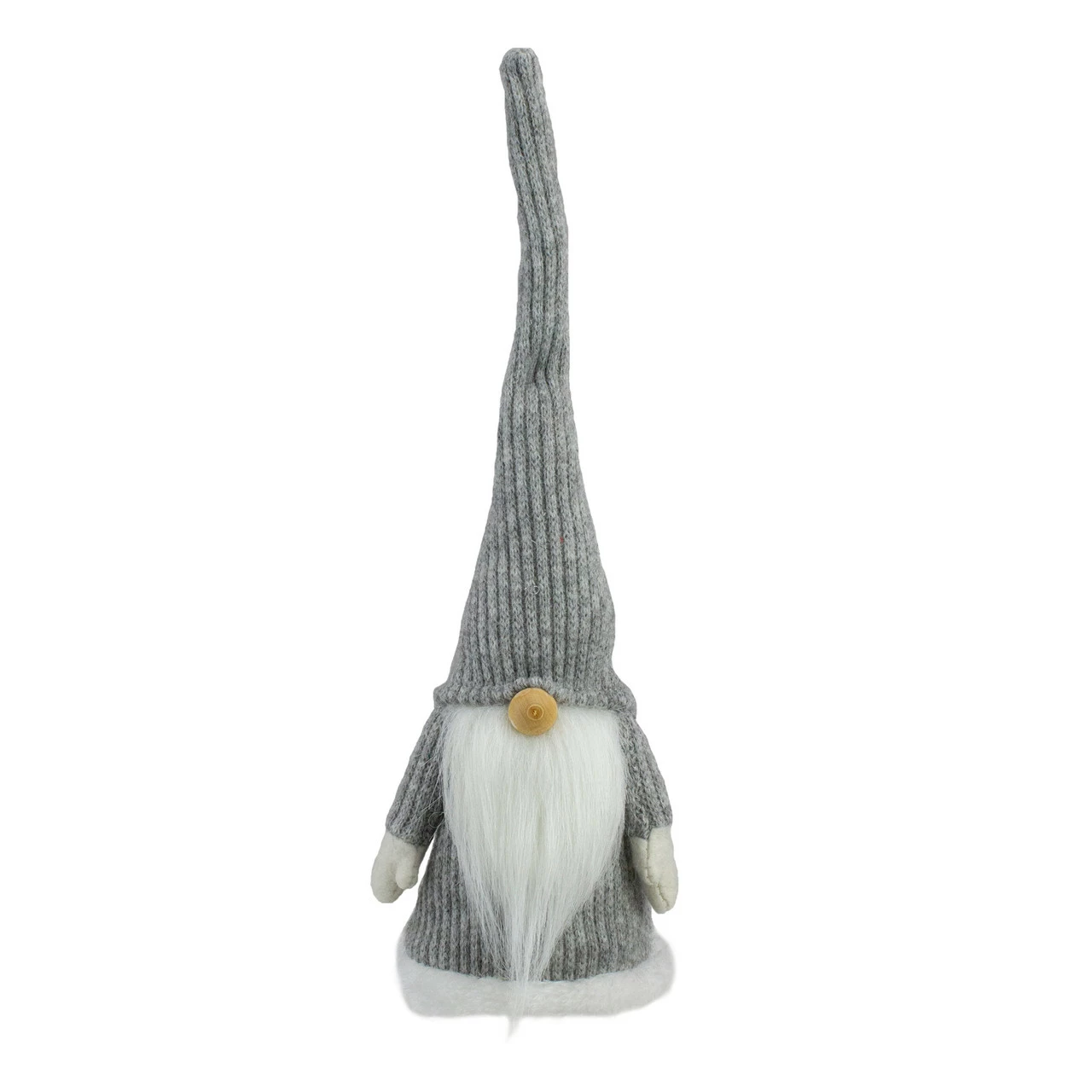 Northlight 14" Gray And White Standing Christmas Gnome Tabletop Decoration 1 Northlight 14" Gray And White Standing Christmas Gnome Tabletop Decoration