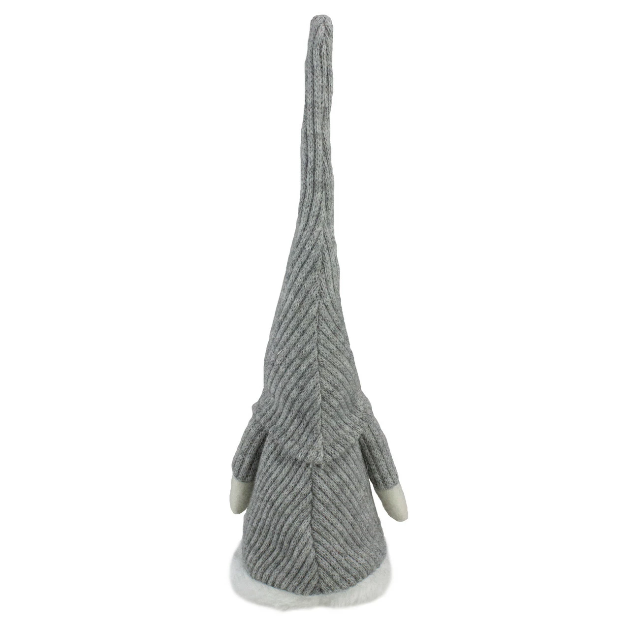 Northlight 14" Gray And White Standing Christmas Gnome Tabletop Decoration 4 Northlight 14" Gray And White Standing Christmas Gnome Tabletop Decoration - Image 4