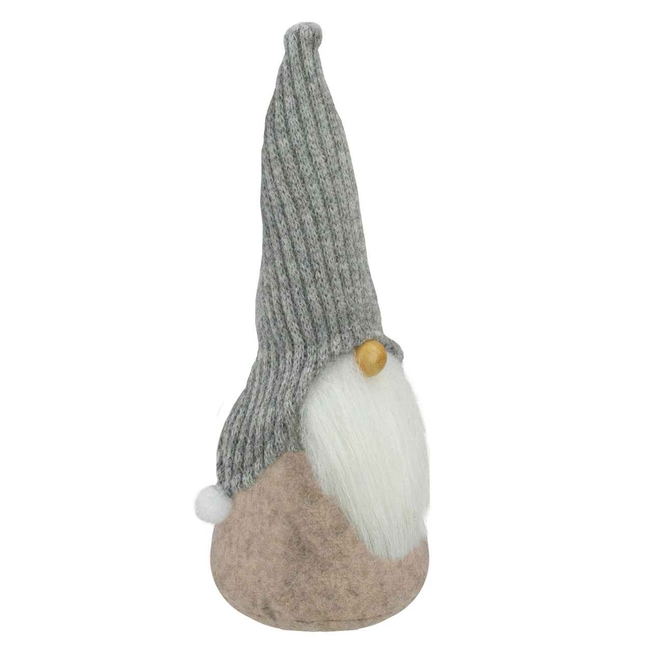 Northlight 8.25" Beige And Gray Gnome Christmas Figure 2 Northlight 8.25" Beige And Gray Gnome Christmas Figure - Image 2