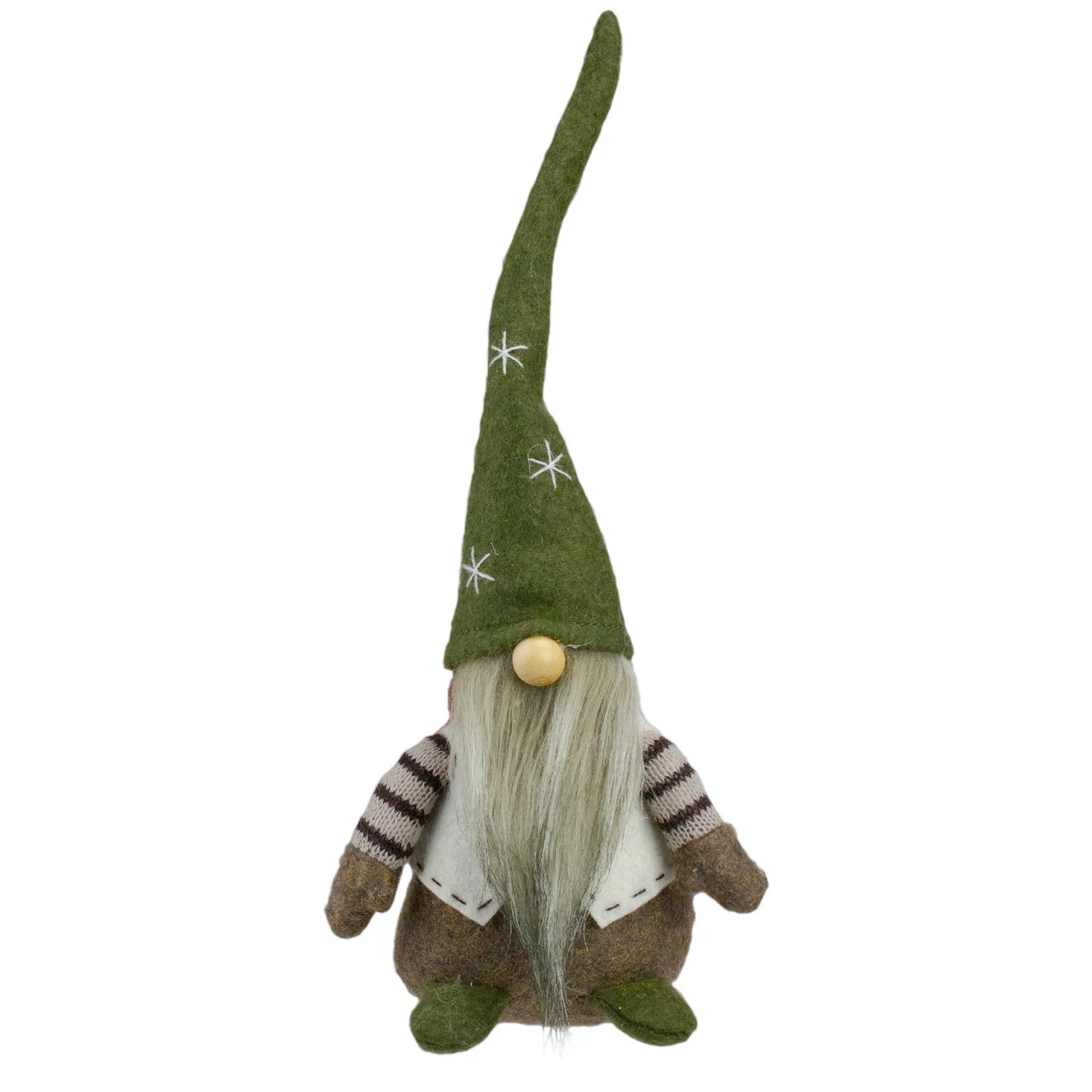Northlight 12" Green And Brown Sitting Gnome Christmas Figure 1 Northlight 12" Green And Brown Sitting Gnome Christmas Figure