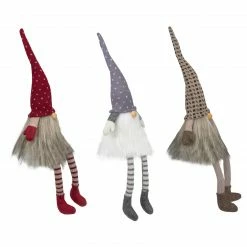 Northlight Set Of 3 Sitting Christmas Gnomes With Dangling Legs 20" -Northlight Shop northlight wu26962 3 sample 77421.1599094856