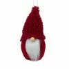 Northlight 7" Burgundy Plush Sherpa Gnome Christmas Figure