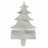 Northlight 8" White And Black Marbled Christmas Tree Stocking Holder