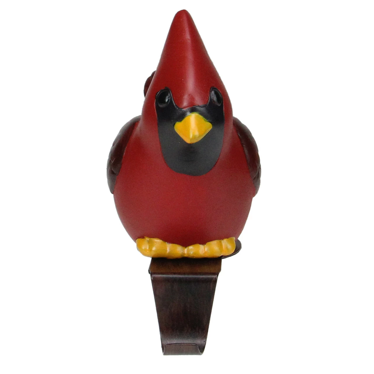 Northlight 5.5" Red And Black Sitting Cardinal Bird Christmas Stocking Holder 2 Northlight 5.5" Red And Black Sitting Cardinal Bird Christmas Stocking Holder - Image 2