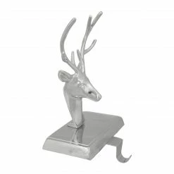 Northlight 8" Shiny Silver Deer Head Christmas Stocking Holder -Northlight Shop northlight wy89076 1 89983.1609385230