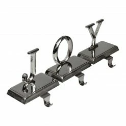 Northlight Set Of 3 Shiny Silver Beveled JOY Christmas Stocking Holders 5" -Northlight Shop northlight wy89101 1 34444.1607655605