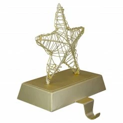 Northlight 7" LED Lighted Gold Wired Star Christmas Stocking Holder -Northlight Shop northlight wy89114 1 22346.1608349776